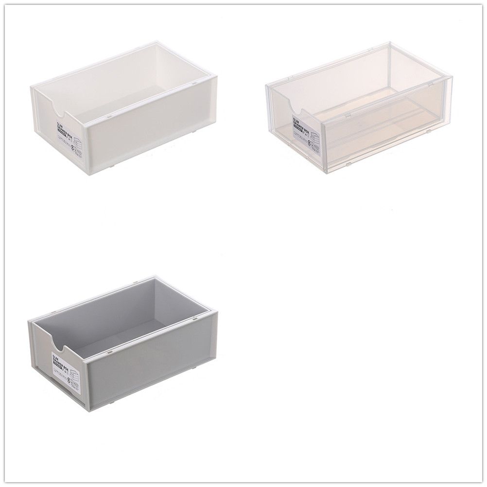 

Cabinet Storage Bins Desktop Storage Box Cosmetic Rack Office Stationery Organization Drawer Type прозорий