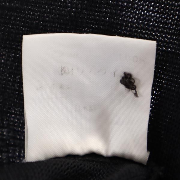 INTER PLANET 7 minutes sleeve cardigan 2 black Women Used