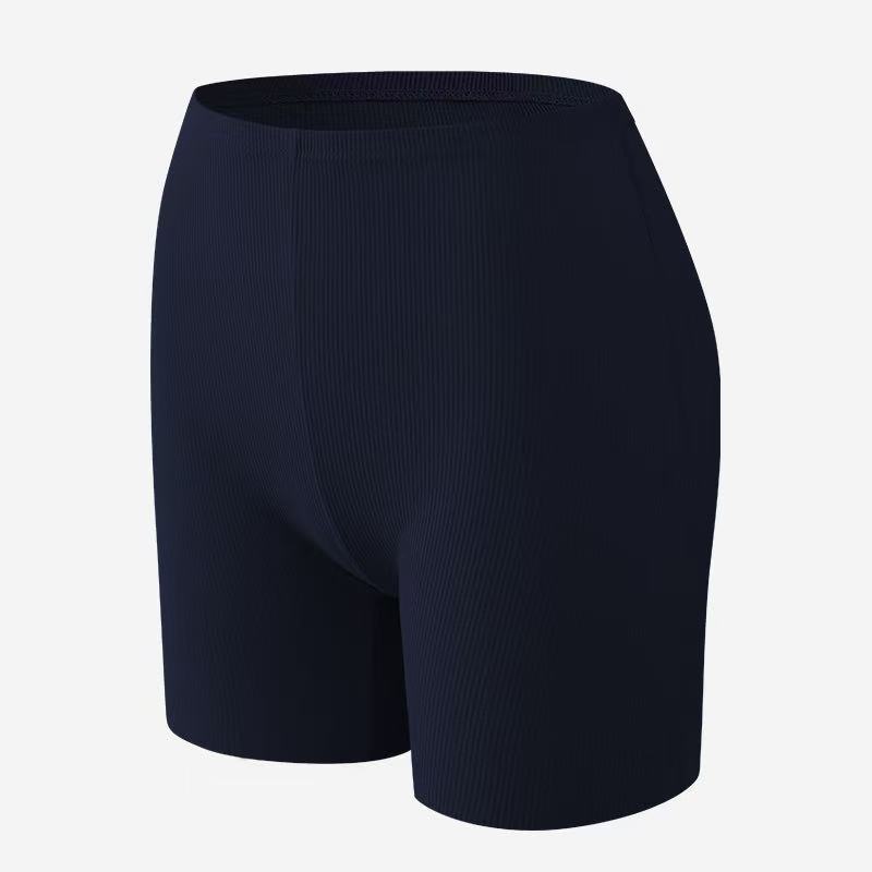 Women's Summer Thin Sports Yoga Traceless Ice Silk Anti Glare Safety Underwear