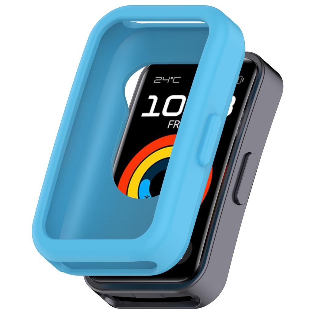 For Huawei Band 9/Band 8 Watch Case Soft Silicone Hollow Watch Frame Cover