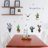DIY Cactus Avtagbar Väggdekal Familj Hem Klistermärke Väggmålning Konst Heminredning