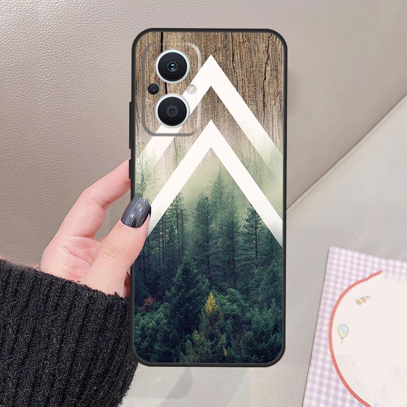 

Forest Geometry Wood Nature Funda For OPPO Reno 12 14 13 11 10 Pro 11F 12F 13F 14F 7 8 Lite OPPO Find X6 X5 X8 X9 Pro Case OPPO Reno8 T 4G