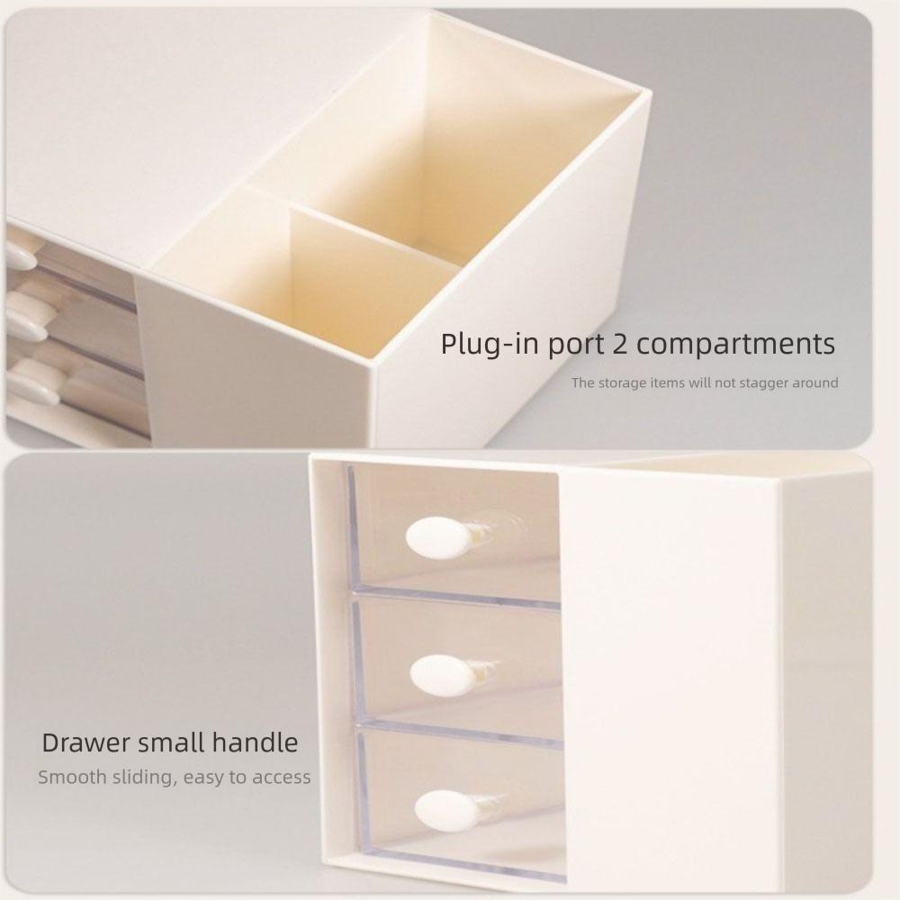 Stackable Desktop Pen Holder Multi Functional Jewelry Organizer Box  School