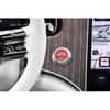 For Benz EQE EQS 22-23 Red Carbon Fiber Start Button Ignition Switch Cover Trim