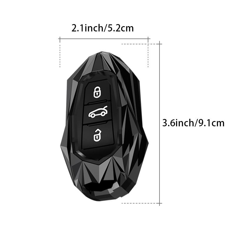 Past op peugeot autosleutelhoes ring ketting hanger 2008 3008 4008 5008 308 408 508 Citroen C1 C2 C4 C6 C3-XR Picasso Grand DS3 5