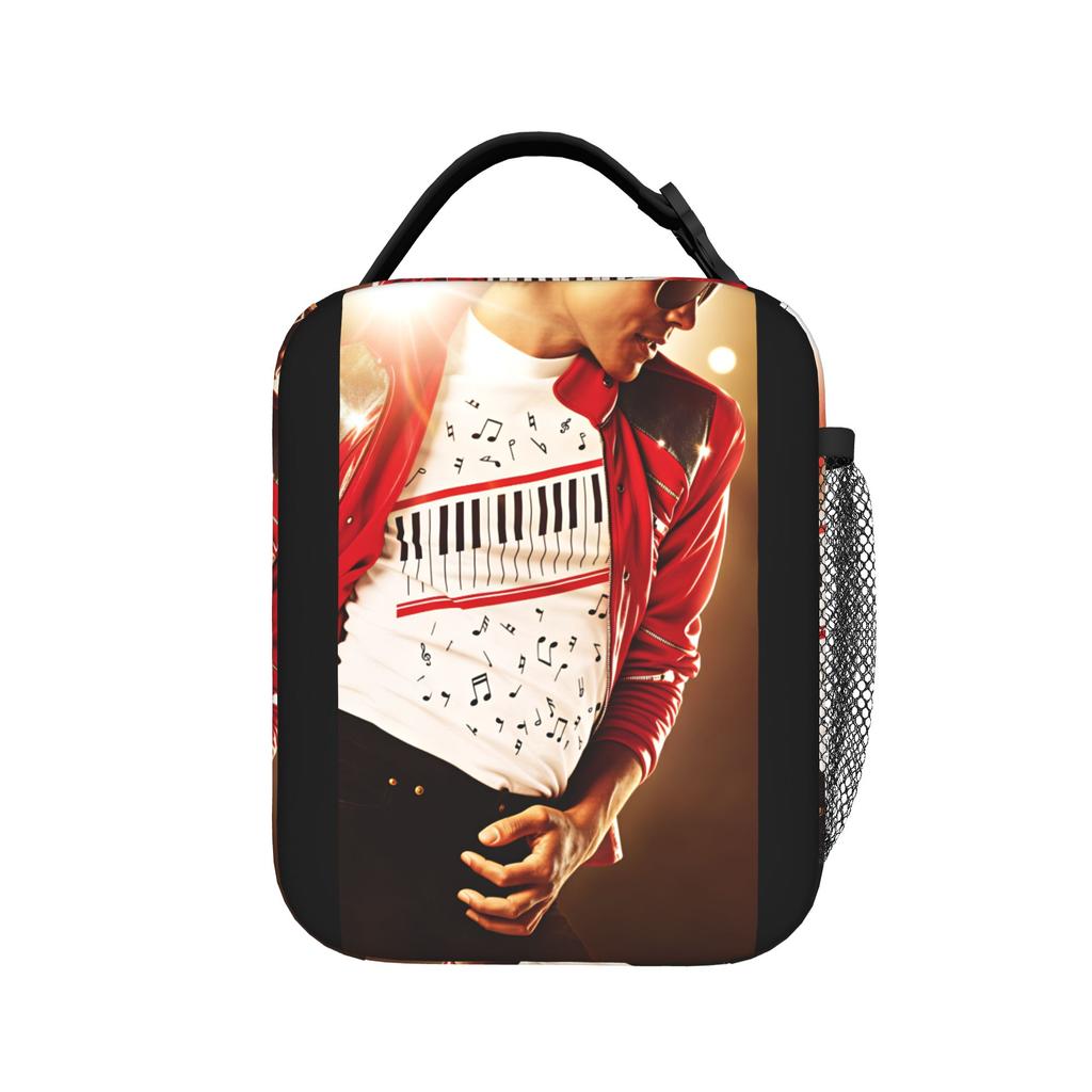 Michael Jackson Brotdose Tragbare Isolierte Brotdose Damen Schul-Druck Kühlertasche Mode Wasserdicht Thermische Brottaschen