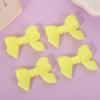 Glossy Solid Color Rubber Paint Bowtie Accessories for DIY Phone Cases