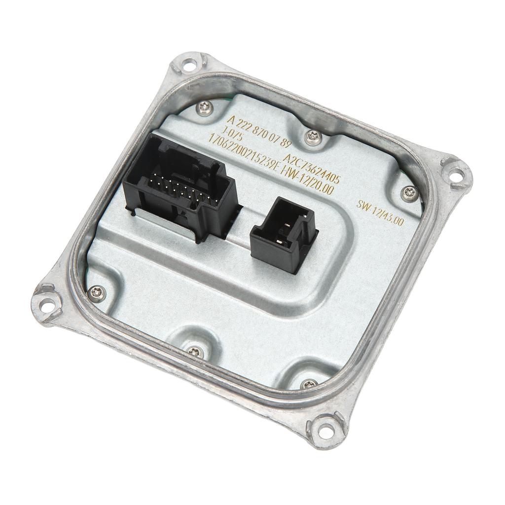 LED Headlight Ballast A2228700789 Headlamp Control Unit Replacement for Mercedes‑Benz C‑Class E‑Class S‑Class