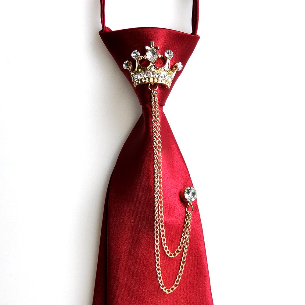 Unisex Retro Gotisches Fliege mit Quastenketten Corsage