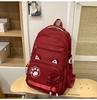 School bag new cute junior high school student school bag high value ins wind light large capacity backpack casual versatile backpack