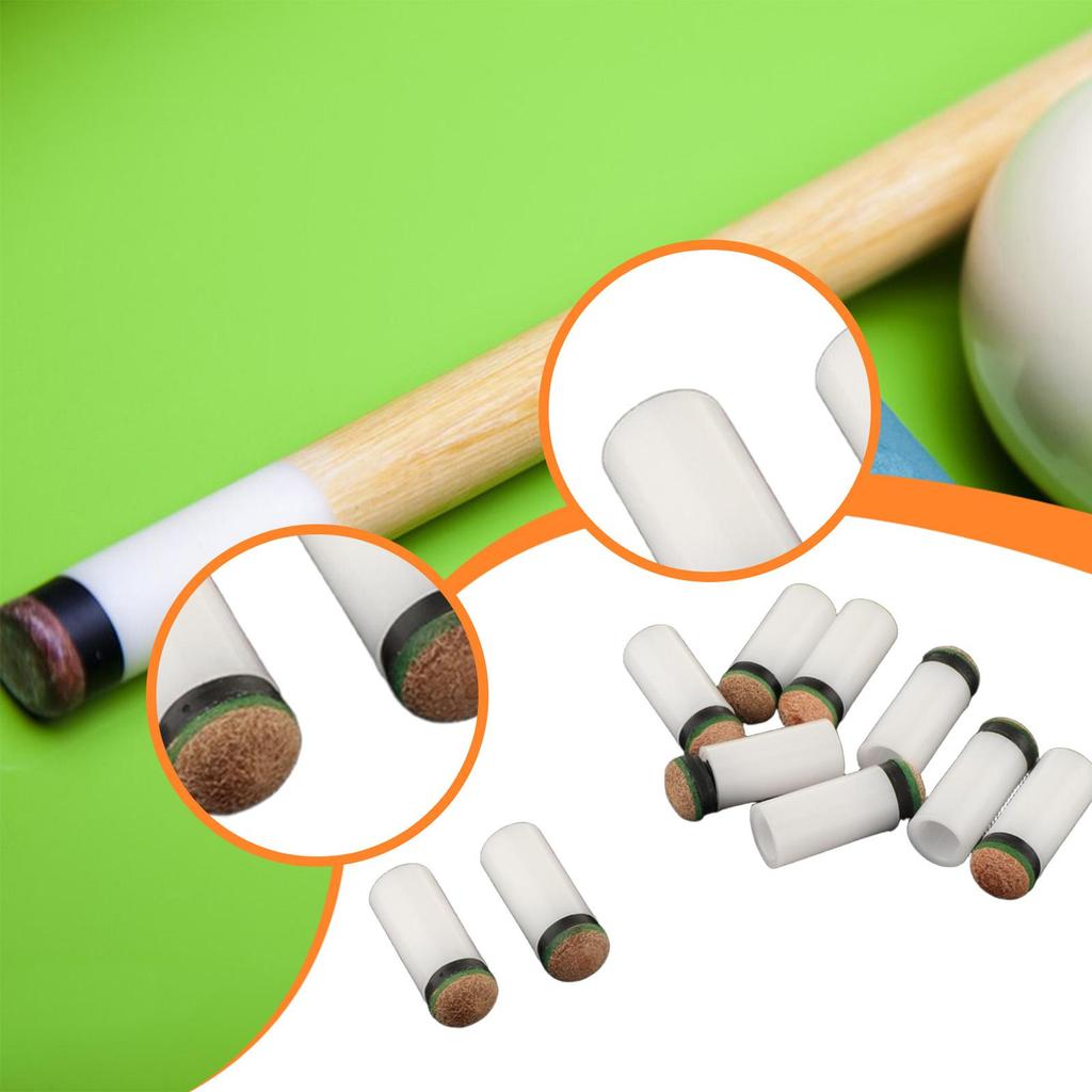 Pool Queue Spitzen Reparaturset Tragbare Kunststoff PU Ferrule Billardstock Ersatzteile für Indoor Billard