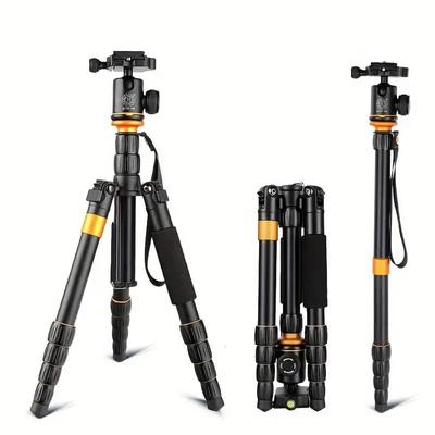 Reisestativ Aluminiumlegierung Metall Outdoor Smartphone DSLR Kamera Stativ Einbeinstativ