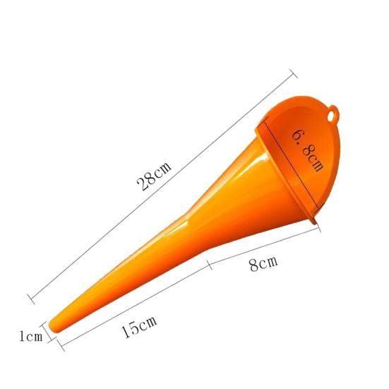 Plastic Car Vehicle Motorcycle Oil Water Fuel Gas Petrol Long Mouth Funnel