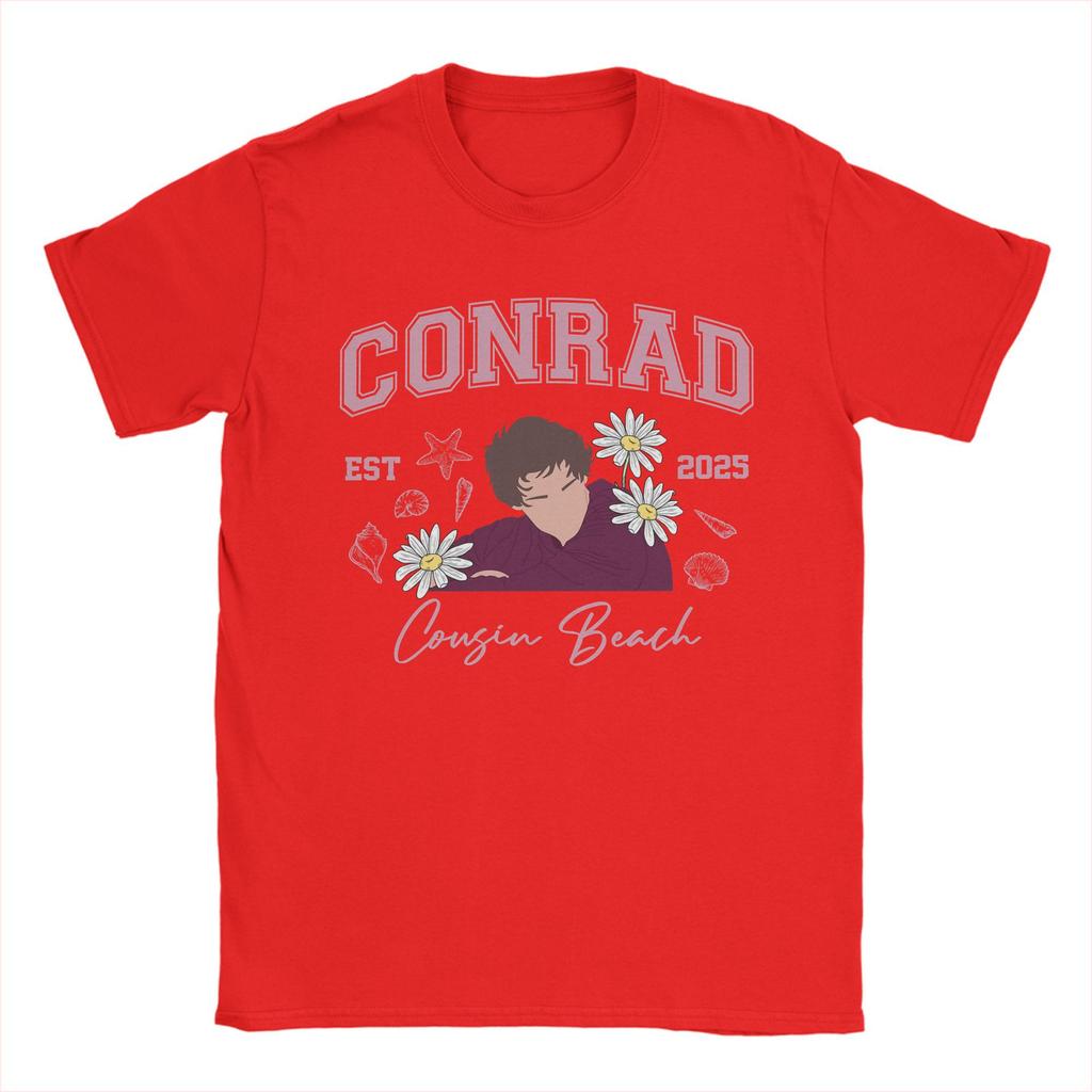 Men Conrad Fisher T Shirts The Summer I Turned Pretty Pure Cotton Tops Short Sleeve O Neck Tee Shirt Birthday Gift T-Shirt