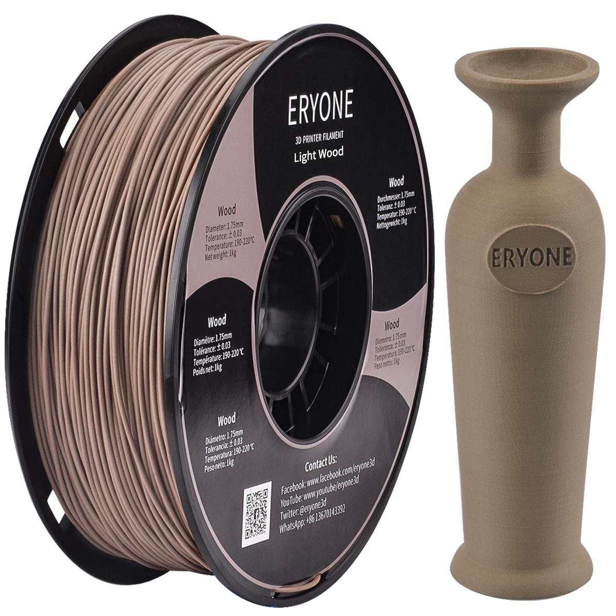 1.75mm Plastic Filament Hot Selling Digital Printer 1kg 2.2LBS 3D Printer Filament PLA Wood PLA