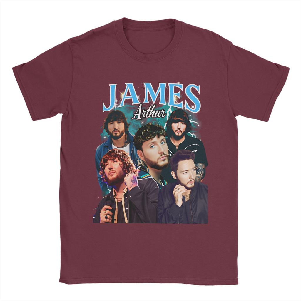 Unisexs James Arthur world tour T Shirt  100 Cotton Clothes Casual Short Sleeve Crewneck Tee Shirt Plus Size TShirts