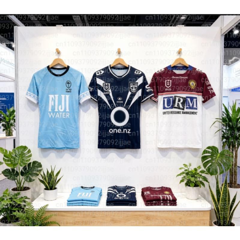 Tricou de Antrenament Rugby NRLA Australia Imprimat 3D de Vară Sportiv Respirabil Uscare Rapidă Subțire Părinte-Copil