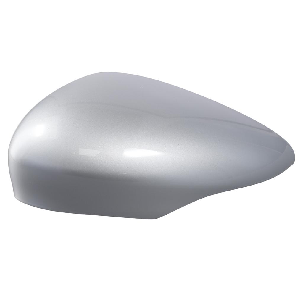 Left Passenger Side Silver Wing Mirror Cover for Ford Fiesta MK7 Vehicles