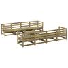 9 Piece Garden Sofa Set Pressure Treated Pine Wood
