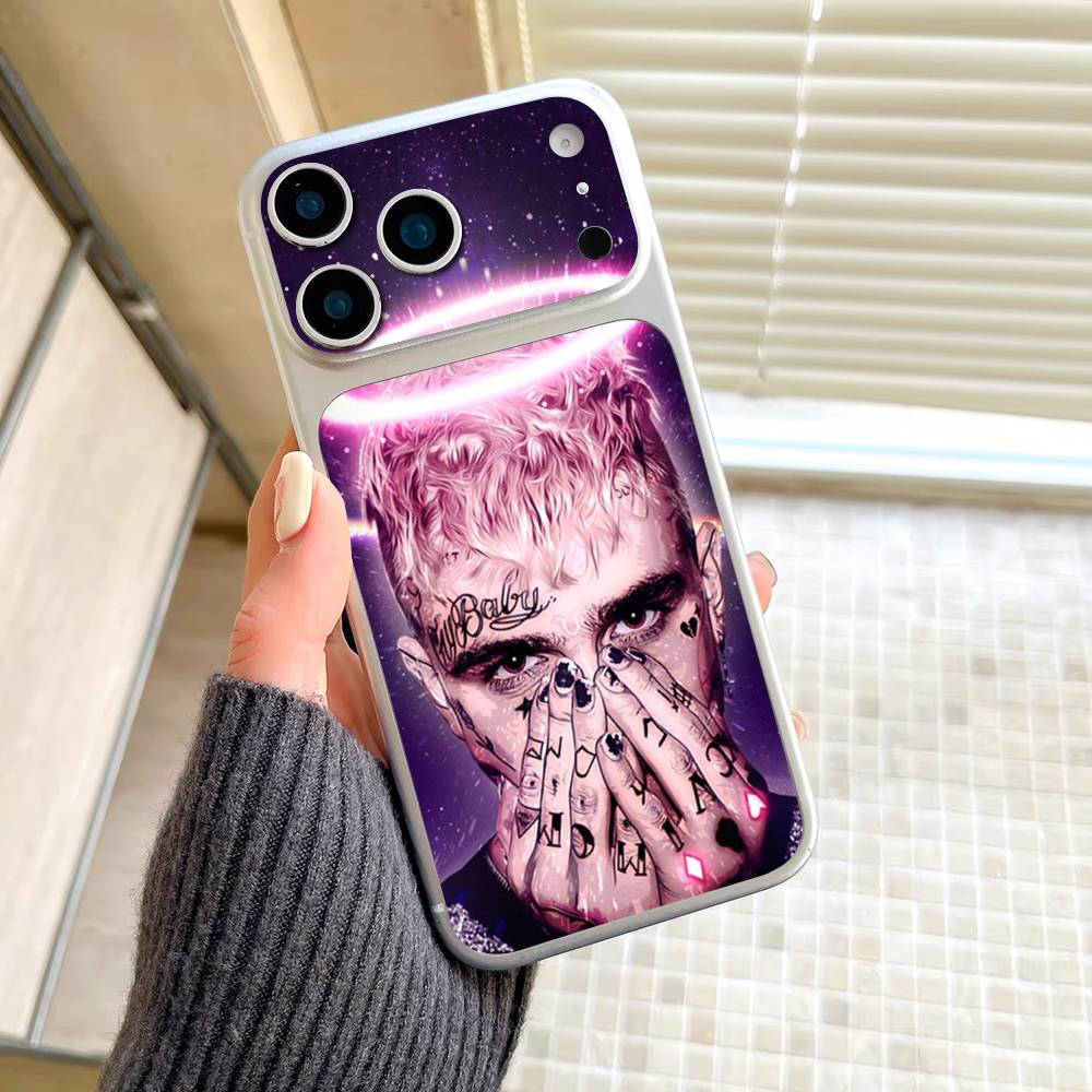 Emo Rapper Lil Peep For IPhone 17 Pro 17 Pro Max Rear Skin Wrap Decal Protective Sticker