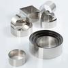Round Square Heart-Shaped Mousse & Tower Ring, 4-10 Inch, Stainless Steel Baking Mold.