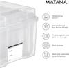 Aufbewahrungsbox - MATANA - Foto-Organizer - 600 Fotos 5R - Inklusive Etiketten - Vielseitig