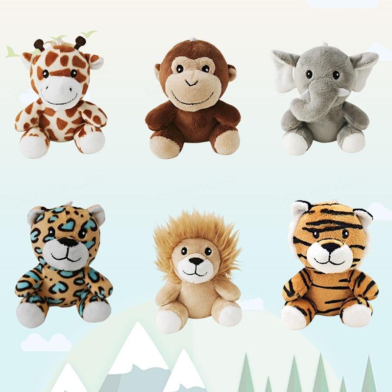 Jungle Animal Lion Tiger Giraffe Stuffed Toy Wholesale Stock