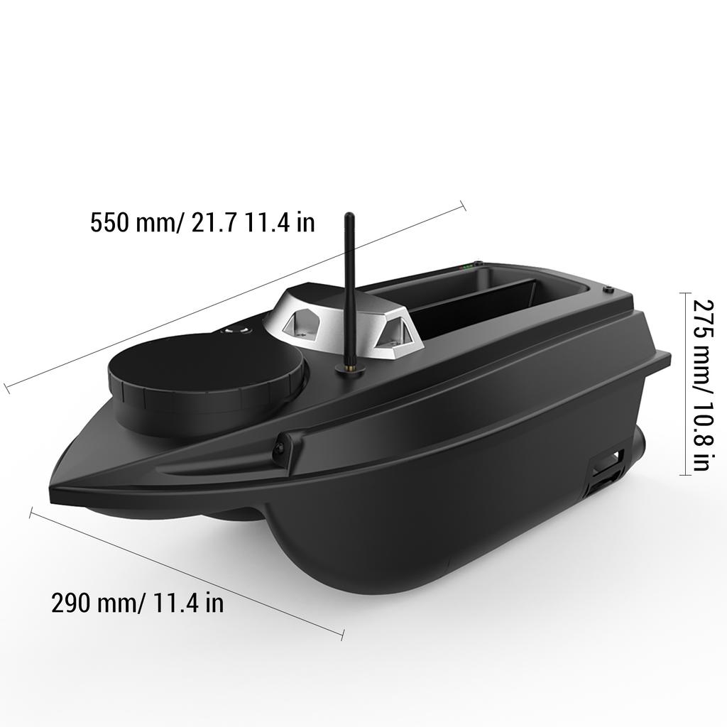 800m GPS Fishing Bait Boat 9 Fishing Grounds 180 Points Bait Boat 6.6lbs Loading Support Automatic C