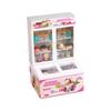 Children'S Mini Supermarket Ice Cream Cabinet Beverage Freezer Toys Miniature Transparent Display Cabinet Food Play House Ornament