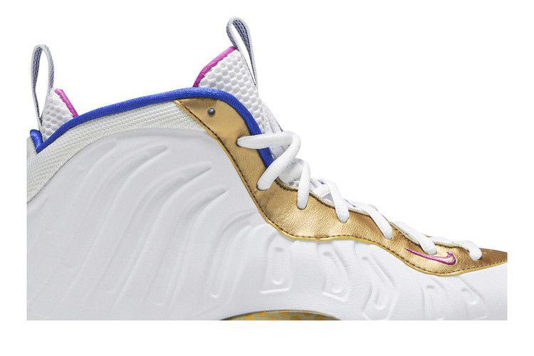 Kids' Sneakers Nike Air Foamposite One Peanut Butter & Jelly (GS) White/Fuchsia Blast-Racer Blue
