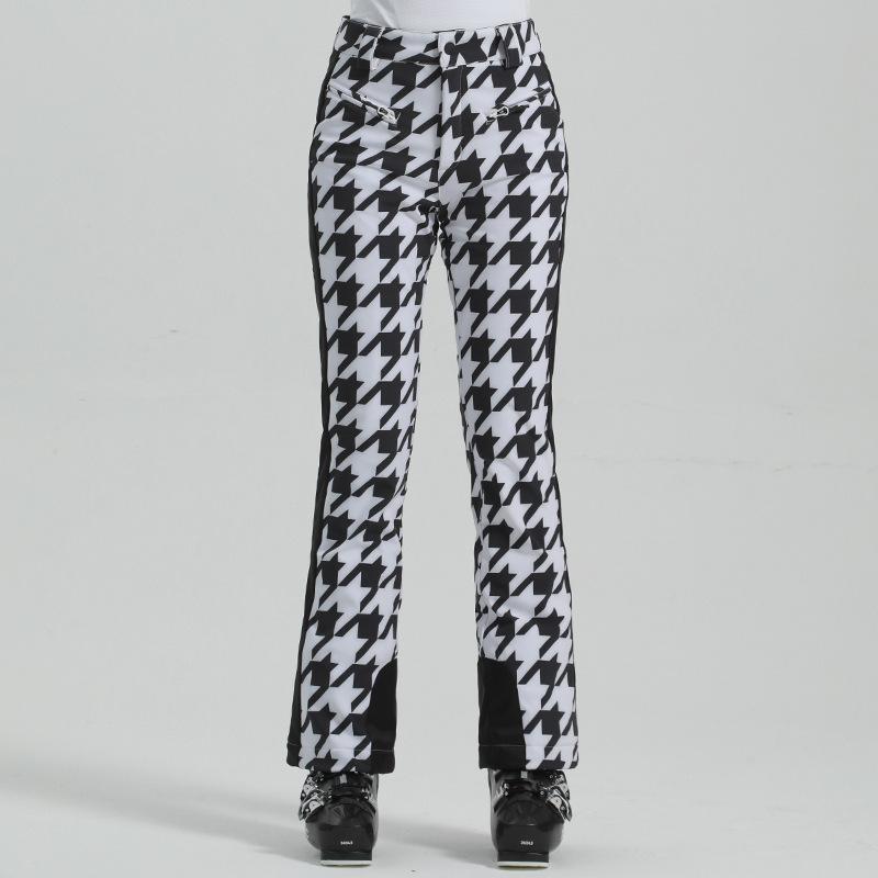 Women`s Warm Ski Pants Waterproof Insulated
