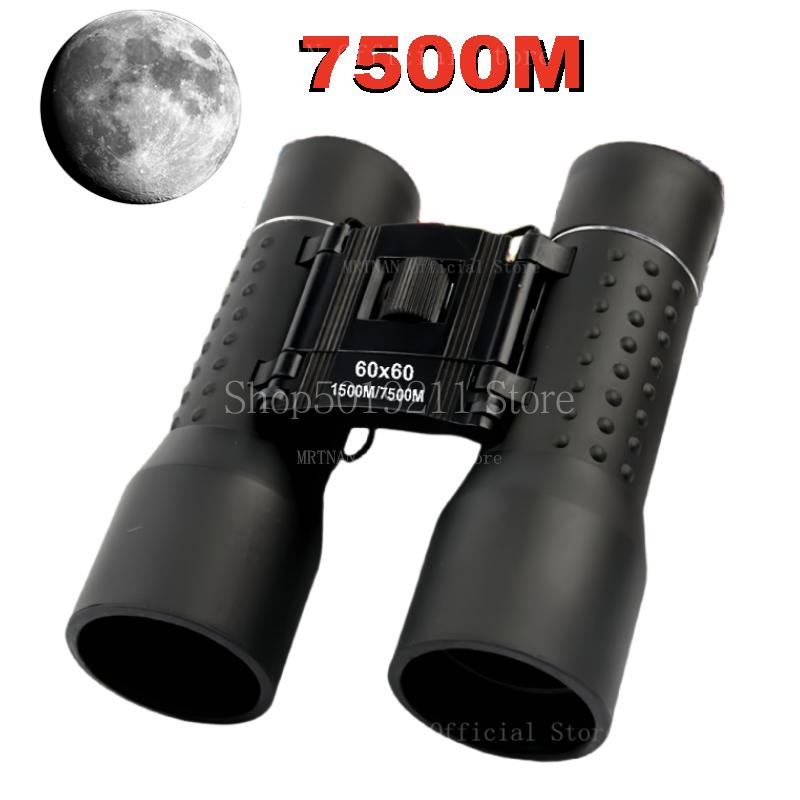 Binoculars 60X60 Long Range 7500m HD High Power Telescope Optical Glass Lens Low Light Night Vision For Hunting Sports
