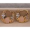 Stylish 14K Gold Plated Hoop Earrings for Women - Perfect ForWeddings, Parties, and Birthdays