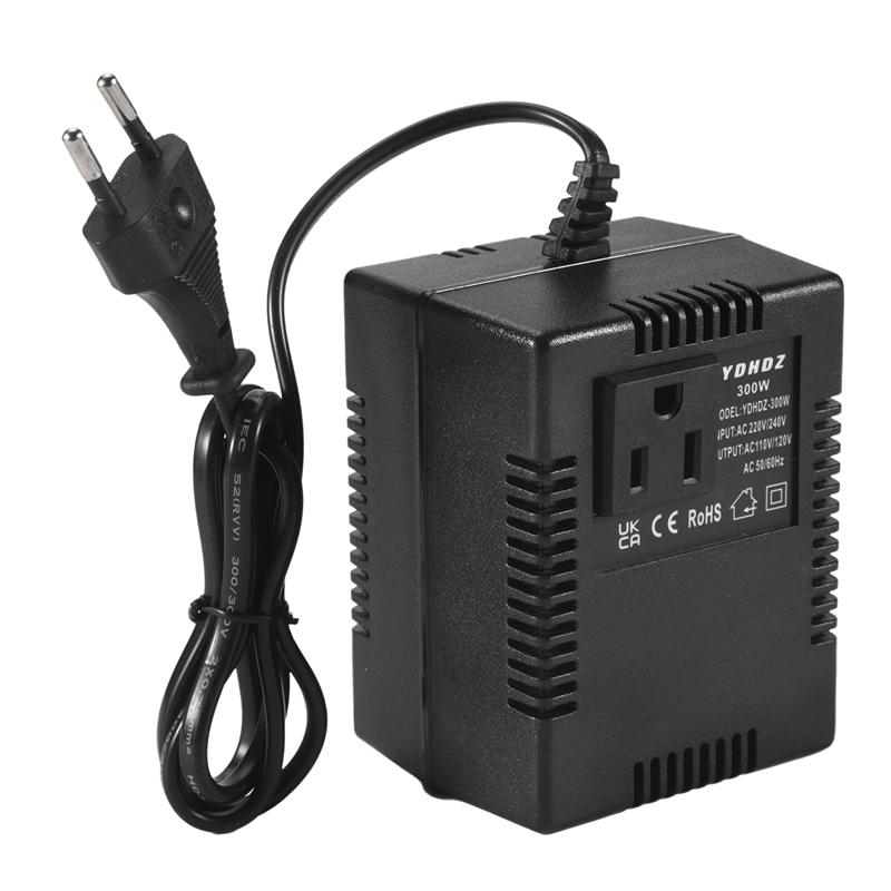 AD23-300W Voltage Converter 220V To 110V Transformer Step Down Transformer Voltage Converter Travel Adapter
