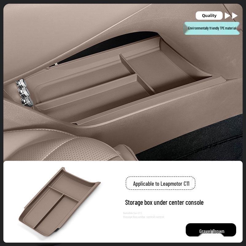 Leapmotor C11 2026 Lower Console Divider for 26 Models - Car Interior Storage Accessory