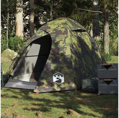 Vidaxl 2-person Camouflage Waterproof Dome Tent