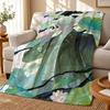Mushishi Throw 240g Flannel Blanket, Suitable for Sofas, Beds, Offices, Exquisite Gift Blankets