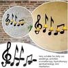 Black Music Note Wall Sconce,Vintage Art Musical Note Candle Holders,Treble Clef Musical Note Wall Decor for Home Office Classroom,Housewarming Gift,