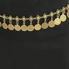 Gold/Silver Metal Belly Chain Shaking Coins Waist Belt Luxury Body Chain  for Women