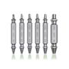 6PCS Screw Extractor Set for Damaged and Broken Bolt Removal High Hardness HSS Drill Bits with Double Headed Design