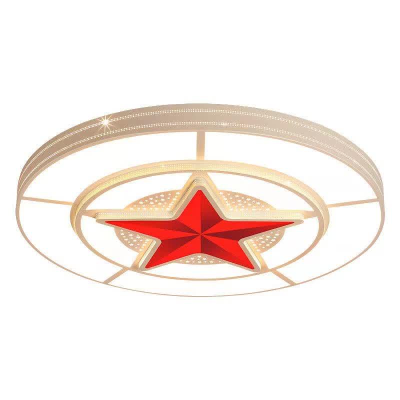 Round Five-Pointed Star LED Ceiling Light