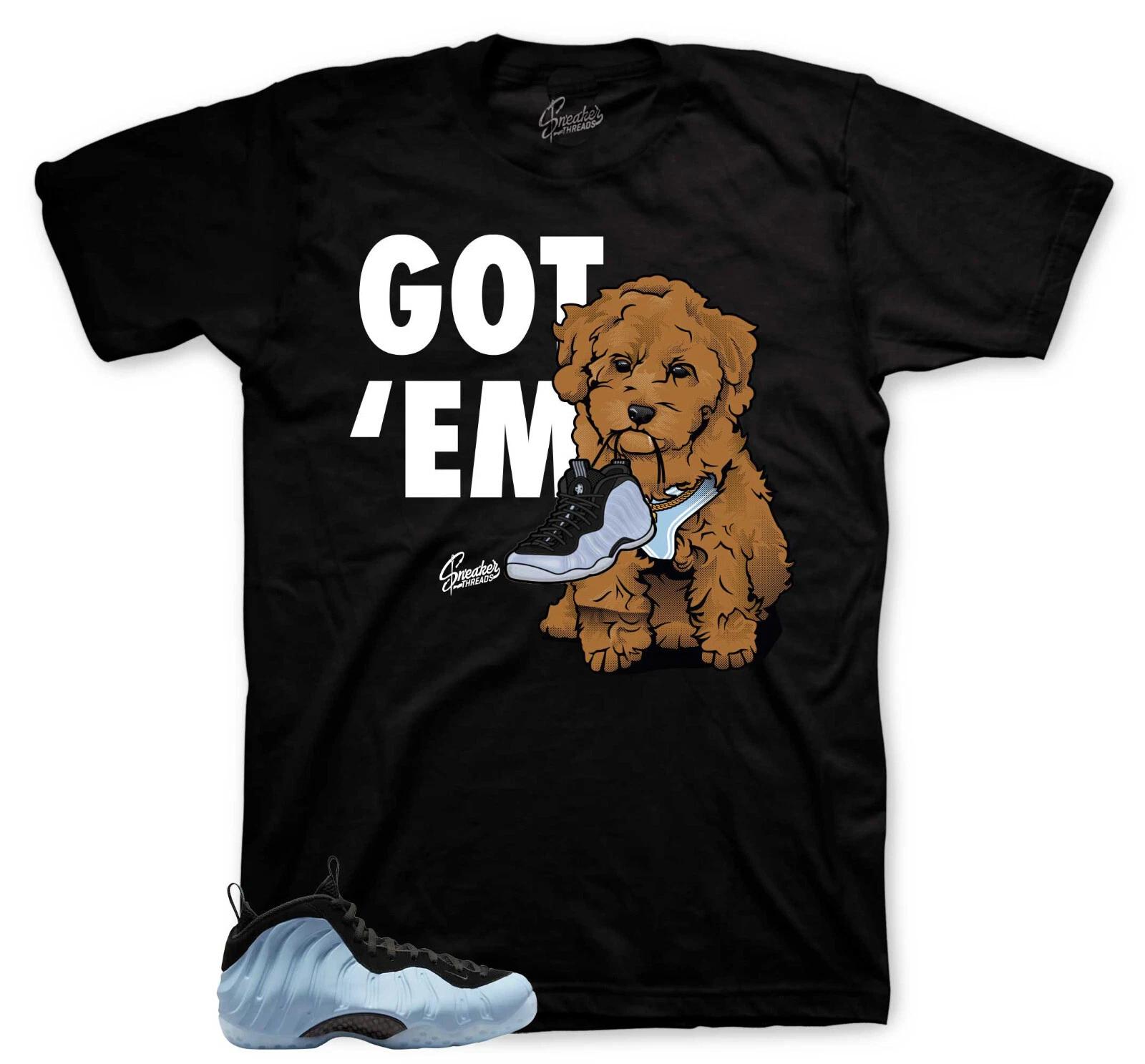 Shirt To Match Foamposite Psychic Blue Foam Shoes -Copped Em Tee L