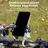 Precise Phone Stand Shock-Absorbing 360° Rotary Adjustable Formotorcycle Pedal Electric Vehicle Universal Navigation Bracket Sil