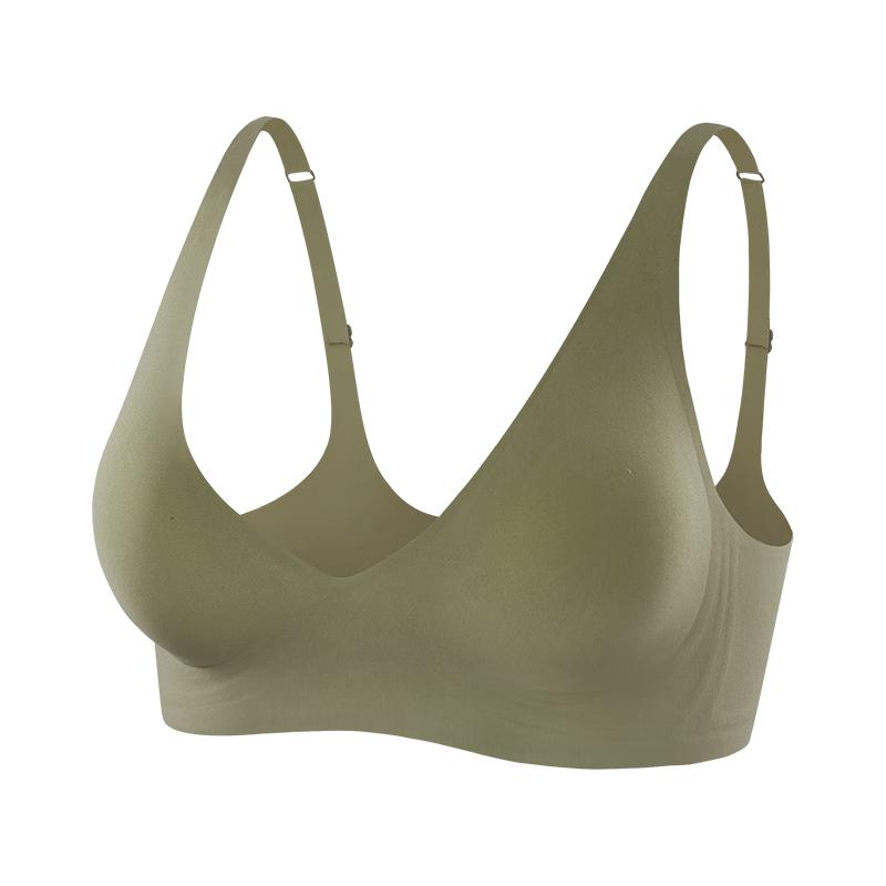 Sujiliangpin Seamless Wireless Push-up Bra
