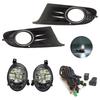 for VW MK6 Golf 6 IV Cabriolet LED Fog Lights Fog Lamp Cover Grill Bezel Frame Halogen Driving Lamps Headlight CAR ACCESSORIES