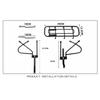 Rear Bike Rack for 16"-29" Disc Brake Bikes Adjustable Carrier Bicycle