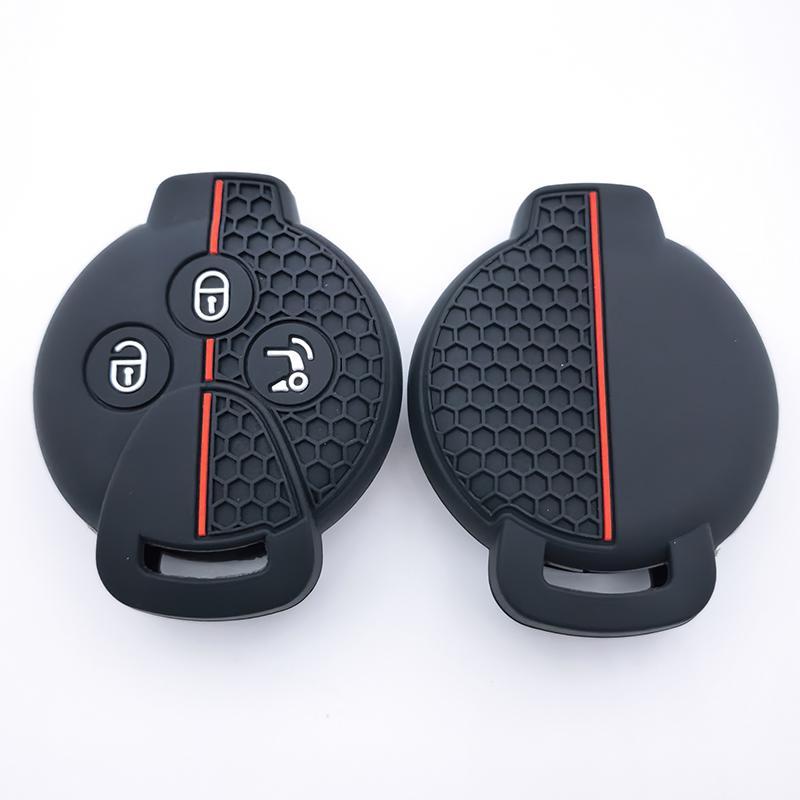 Silikonový kryt na klíčenku pro Smart Fortwo City Coupe Cabrio Crossblade Roadster K Forfour 2007 -