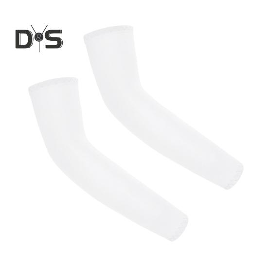 

Рукава для детей Защита от ультрафиолетового излучения Охлаждающие компрессионные рукава для мальчиков и девочек Летние тонкие нарукавники для бега, езды на велосипеде, спорта на открытом воздухе S белый