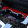Dsgur6 For BMW X3 F25 2011-2017 X4 F26 2014-2017 Car Water Cup Holder Decorative Sticker Real Carbon Fiber Interior Styling Accessories