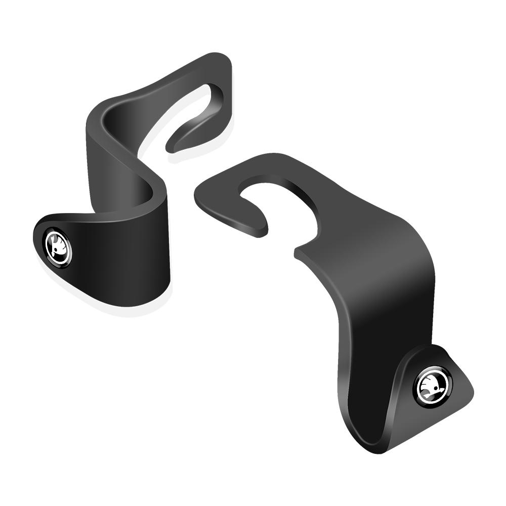 2Pcs Car Accessories Seat Back Handbag Clothes Storage Hook For Skoda Octavia A5 3 2 VRS Kodiaq Rapid Fabia Superb Scala Kamiq